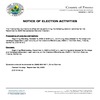 Fresno Countys Notice of Election Activities 