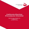 California Election Procedures Checklist